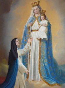 Schwester Mariana mit Strick